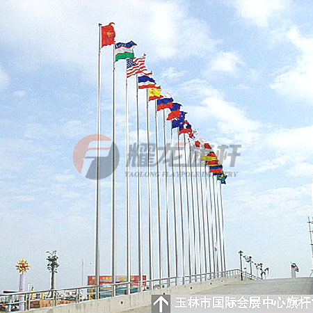 广西玉林国际会展中心旗杆
