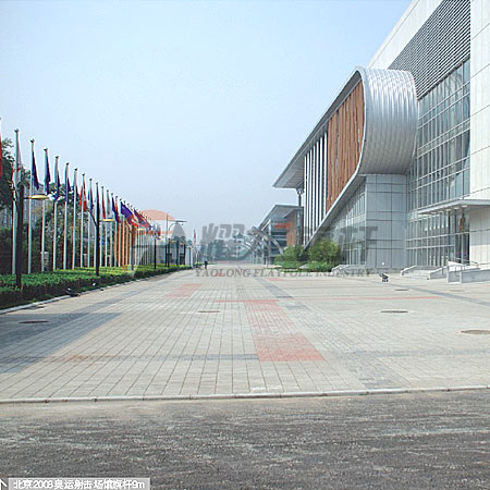 北京2008奥运射击场馆旗杆